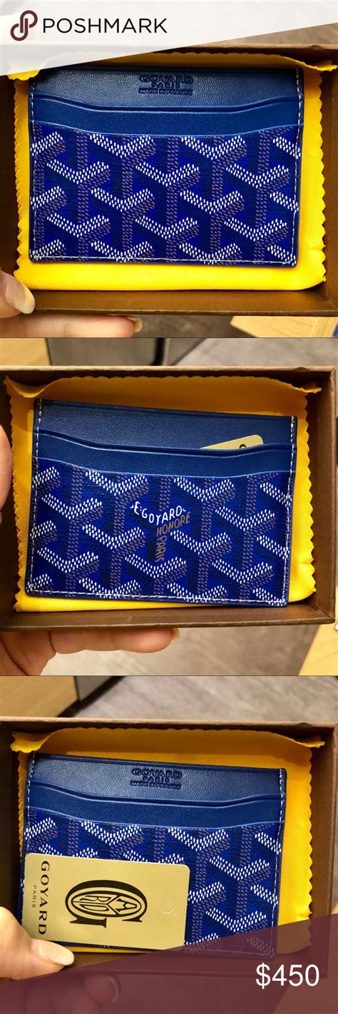 authentic goyard stamp|authentic goyard card holder.